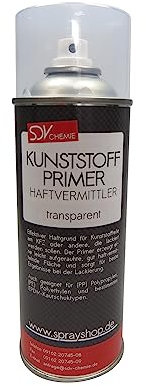 SDV Chemie Kunststoffprimer transparent 6x 400ml Plastik Kunststoff Haftgrund Haftvermittler Grundierung