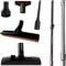 Maxorado XL Zubehör Set I 35mm Staubsaugerrohr Kombidüse Staubpinsel Fugendüse Möbelpinsel Staubsauger Rohr für Industriestaubsauger Bosch GAS 20 L SFC PROFESSIONAL NASS-/TROCKENSAUGER