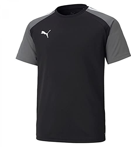 PUMA Teampacer Jersey Jr Maglietta, Black-SM, 7 Años Unisex-Bimbi