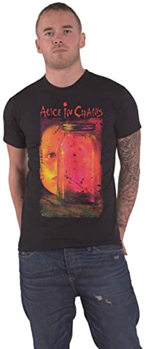 Plastic Head Alice in Chains 'Jar of Flies Album' (Black) T-Shirt