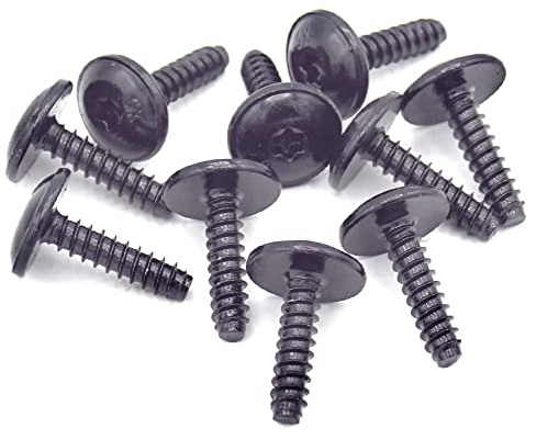 20 x YOU.S Original Torx Schrauben Linsenkopfschrauben Befestigung 5 x 19 mm Universal schwarz