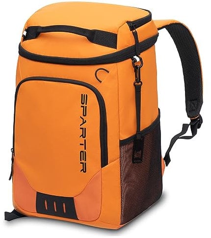 SPARTER Rucksack-Kühler, 33 Dosen Kühlrucksack, Isoliert Thermo Rucksack, Auslaufsicher, Wasserdicht, Leicht, Tragbare Weiche Kühltasche für Strand, Reisen, Camping, Mittagessen