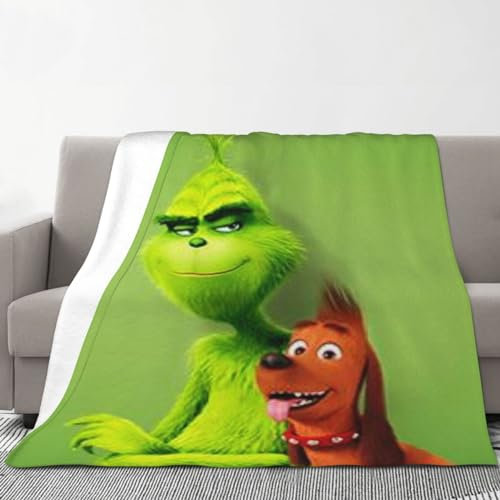 GAGALU XXL Kuscheldecke Grün Tagesdecke Wolldecke Plüschdecke Blanket Winter Sofadecke Couch Decke Grün Decken Für Sofa (1,150x200 cm)