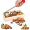 YushengTai Nussknacker, Nussknacker für Walnüsse, Einstellbar Walnussknacker, mit Hebel-Funktion, Einfaches Schälen verschiedener Nüsse, Geeignet für Walnüsse, Macadamia, Haselnüsse, Pekannüsse, Groß