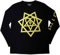 HIM Heartagram Band Logo Long Sleeve T Shirt L Black
