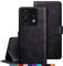 SUANPOT Coque pour Xiaomi Redmi Note 13 Pro 5G/Poco X6 5G - Étui Portefeuille en Cuir PU RFID Blocage - Magnétique - Fentes pour Cartes - Noir
