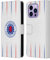 Head Case Designs Licenza Ufficiale Rangers FC Away Kit 2023/24 Custodia Cover in Pelle a Portafoglio Compatibile con Apple iPhone 14 PRO Max