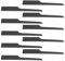 VGOL Lot de 10 lames de scie à air comprimé 32T - Lames de rechange pour carrosserie pneumatique - Lames de rechange bimétalliques - Outil de coupe de rechange - Noir