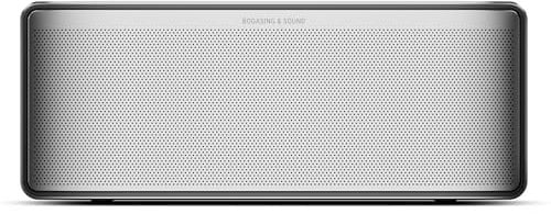 BOGASING S8 Pro Max Cassa Bluetooth Potente, Altoparlante con Audio a 3 Canali e Bassi Profondi, 5 driver e 2 radiatori passivi, EQ, TF, AUX, Microfono incorporato, Speaker da casa (Argento)