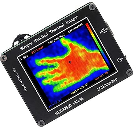 USKI Termocamera LCD da 2,0 Pollici 240X320-40℃ a 300℃ della Macchina Fotografica di Imaging a Definizione Chiara di risoluzione Semplice della termocamera