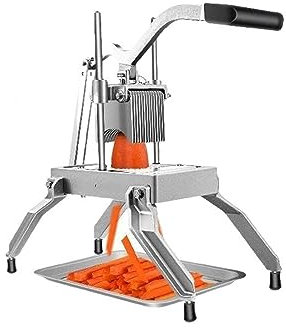 2024 New Vegetable Fruit Slicer 4.8mm 6.4mm 9.5mm Home Potato Tomato Food Dicer Manual Cutting Machine Kitchen Gadgets Commercial(Color:6.4 mm Blades)