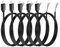 YAODHAOD Micro USB auf blankes Kabel 5 Stück, 1M 22 AWG 5V 3A, für USB Ausrüstung installiert oder Ersatz Reparatur DIY Kabel-1M/3.3FT (Datenkabel 24AWG, Micro USB)