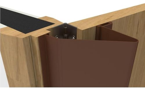 1950mm Brown Hinge Knuckle Side Door Finger Protector Strip - Kids Safety Guards