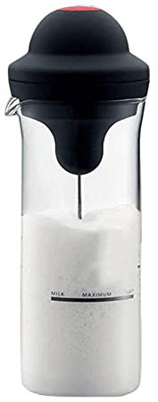 Somoke Espumador eléctrico de leche fácil, batidor de bebidas para café, mini espumador