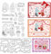ORIGACH Valentinstag Zwerg Stempel und Stanzformen Set Silikonstempel und Stanzen Zur Kartengestaltung Für Papierkarten Basteln Journaling Fotoalbum Dekoration Und DIY Scrapbooking