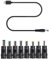 MEAKTSMI Cavo da tipo C a DC5 V a 12 V WiFi a power bank con 8 prese adattatore per modem router WLAN