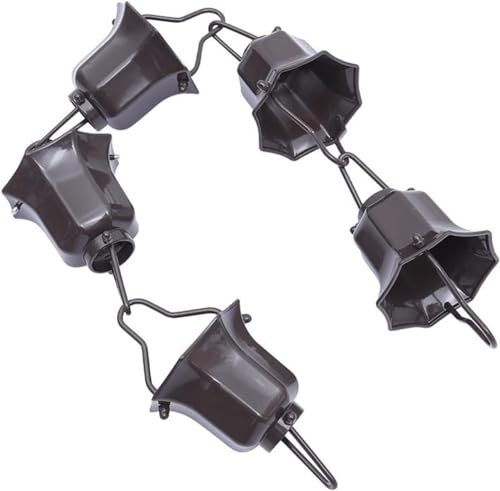 YKMYXZ Traufe dekorative Kette， Regenkette aus Aluminiumlegierung, for dekorative Dachrinnen, for starken Regen Hängende Regenkette Hängende Regenrinnenkette