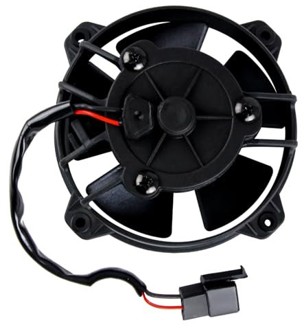 DOCAS 3.5 Inch 12 V 30 W Universal Motorcycle Radiator Fan Cooling Fan 12 V Cooling Fan for Pit Dirt Bike Motocross ATV UTV Quad Go Kart Buggy
