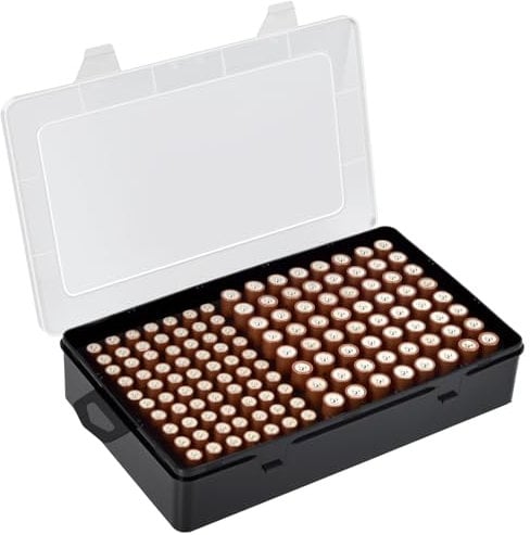 Xuerdon Battery Storage Organizer Case, Battery Vault Box Holder Container for 134pcs AA AAA Batteries, Garage Organization Carrying Bag Fits Home Kitchen Warehouse (Batteries Not Include) (black)