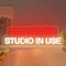 Recording Studio in Use Neon Sign Dimmable Live Music LED Neon Sign USB Powered Wall Hanging Light for Recording Room Music Studio Bedroom Game Room Décor