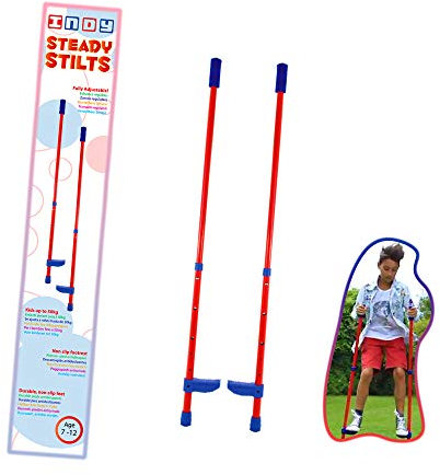 Indy - Steady Stelzen | Voll Verstellbare Und rutschfeste Stelzen Für Kinder Im Alter Von 7-12 Jahren Und Bis 50 kg Geeignet