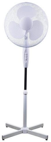 5 Star Facilities Pedestal Fan Floor-standing Tilt and Lock 48.5Db 3-Speed H1180-1400mm Dia.406mm 35670X