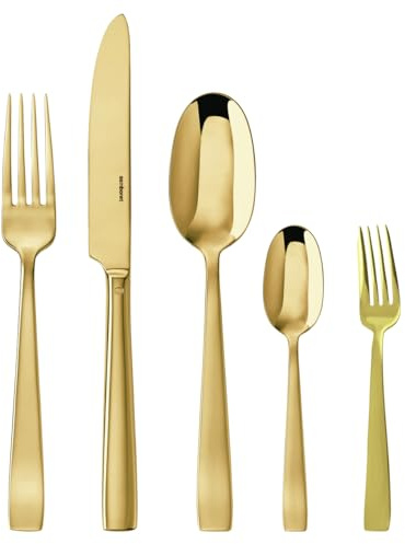 Sambonet Servizio 30 Pz Monoblocco Flat Pvd Gold