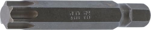 BGS 4598 | Bit | T-Profil (für Torx) T60 | Länge 75 mm | Antrieb Außensechskant 10 mm (3/8) | Chrom-Vanadium-Stahl (S2)