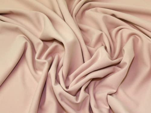 John Kaldor Scuba Crepe Strickstoff, Meterware, Rouge