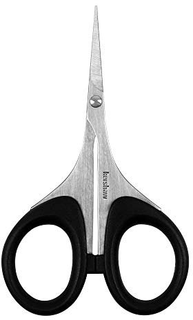 Kershaw Skeeter Präzisions-Schere mit feiner Spitze, professionelle Qualität zum Fliegenbinden und Trimmen (1216), Schwarz, Regular