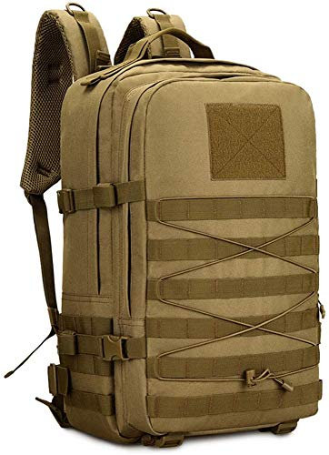 Yakmoo Großer Multifunktionaler Backpack Wasserdichter Rucksack Taktischer Militärstil Daypack Molle System Schultasche 45L für Outdoors