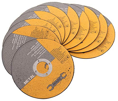 Trintion 10Pcs Cutting Discs 9 Inch 230mm x 2mm x 22.2mm Metal Cut Off Wheels Stainless Steel Thin Cutting Discs for Angle Grinders