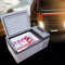 XIAOLIN RV Portable Car Freezer Car Refrigerator Car Fridge 15 Liters Compressor Freezer,12/24V DC 110~240 Volt AC,-7℉~50℉ For Truck SUV