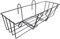 Cabilock Jardinière Suspendue en Fer Support De Pot De Fleur Jardinières De Clôture en Métal Fleur De Balcon Jardinières Suspendues Balcon Porte-jardinière Suspension en Fer Forgé Mural