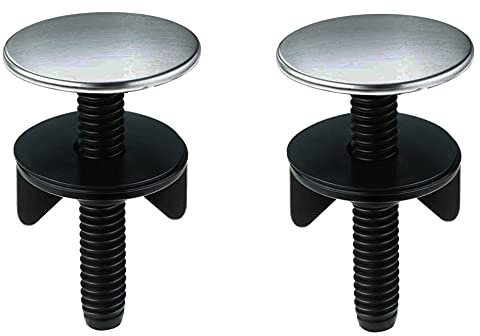 2 Pack Kitchen Sink Hole Cover Sink Faucet Hole Cover Kitchen Sink Tap Hole Plate Stopper Cover Blanking Metal Stainless Steel Plug