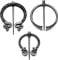 HCMA Vintage Viking Broches Broches Cape Médiévale Châle Écharpe Pin Fermoir Celtique Bijoux Costume Accessoire pour Femmes Filles