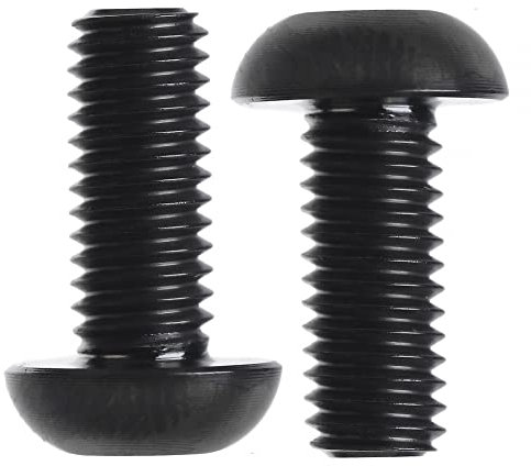 MiOYOOW 2 Stück Flaschenhalterschrauben M5x12 mm Fahrrad flaschenhalterschrauben Titanlegierung Kegelkopfschrauben für Fahrrad flaschenhalterhalterung