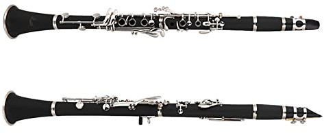 Bakelit-Klarinette, Musikinstrument, Klarinette mit 17 Tasten, Reinigungstuch für Küche, Reinigungstuch, Holzblasinstrument, Tastenwerkzeug