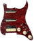 alljita Pickguard Alnico Humbucker pré-câblé pour guitare Strat SSH avec interrupteur multifonction 16 voies et micro DCR haute sortie pour Fender USA/Mexicaine Stratocaster standard
