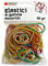 Alevar Elastici in Gomma da Ufficio, Misure e Colori Assortiti, Sacchetto da 50 gr
