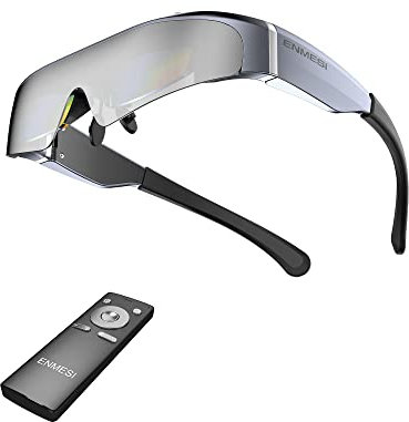3D VR Reality Headsets, 1920x1080x2 HD-Riesenbildschirm, 4K-Display 4496 PPI, Hardware 3D Splitscreen, Geeignet Myopie 0-500 Grad, Direkt Mit Verschiedenen Medienquellen Verbunden