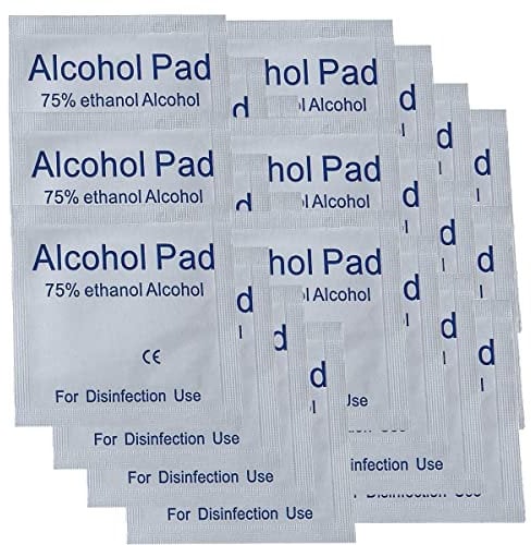 Disposable Alcohol Cotton Tablet, Outdoor Travel Wipes Individually Packed (50Pcs)