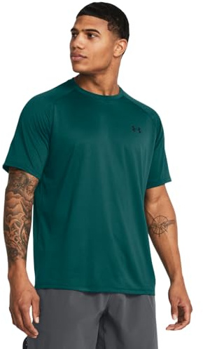 Under Armour Men's Tech 2.0 Short-Sleeve T-Shirt, (449) Hydro Teal / / Black, Medium