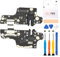 SRJTEK Para Xiaomi Redmi Note 9 PRO M2003J6B2G Puerto de carga para Redmi Note 9S Puerto de auriculares Note 9S Micrófono Flex Cable M2003J6A1G Tipo C Kits de reparación