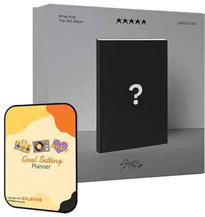 Stray Kids ★★★★★ (5-STAR) Album [Limited ver.]+Pre Order Benefits+BolsVos Exclusive K-POP Inspired Digital Merches (Goal Setting Planner, Sticker Pack)