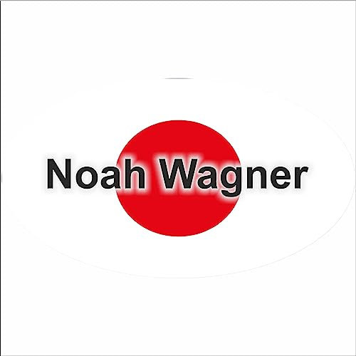 Kiwistar Klebeetiketten - Aufkleber - Fahne - Flagge - Japan - 10x6,6 cm - mit Wunschtext - Name - personalisiert - Namensaufkleber - Autoaufkleber - Racing