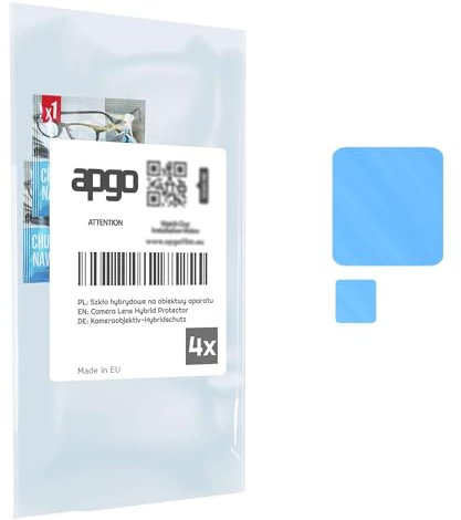 apgo Protector de lente 4x Protector de lente de cámara híbrido para Doogee T30 Pro, protección de cámara, protector de lente de cámara 9H
