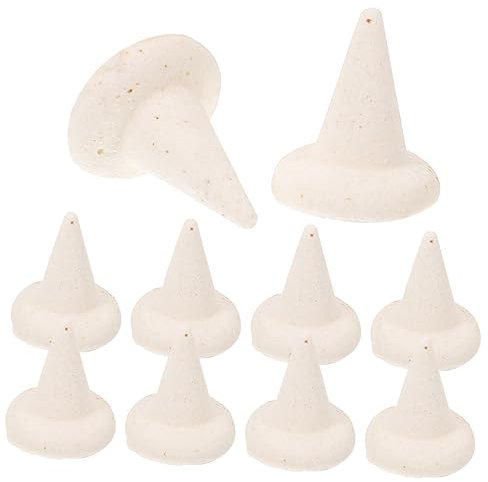 NUOBESTY Microwave Kiln Pottery Tools 10 Pack Clay Firing Support Nails Refractory Pad for Ceramic