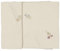 IB Laursen Tischdecke Flora, beige mit Stickereien, 150 x 150 cm