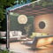 Wetterbeständiger Vorhang Aus PVC-Vinylpaneelen Für Den Außenbereich Durchsichtiger Flächenvorhang Außenvorhang Terrassenüberdachung Extra Breite Durchsichtige Planenpaneele Windschutz ( Size : 3x3m(9